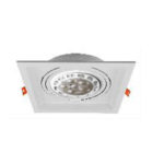 Spot Χωνευτό Οροφής LED GU10 Socket 16-50W Μεταλλικό AR111