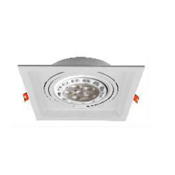 Spot Χωνευτό Οροφής LED GU10 Socket 16-50W Μεταλλικό AR111