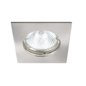Spot Οροφής LED GU10 Socket 7-35W Νίκελ Τετράγωνο